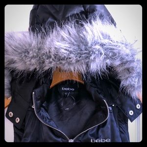 Bebe Puffer Vest with detachable hood